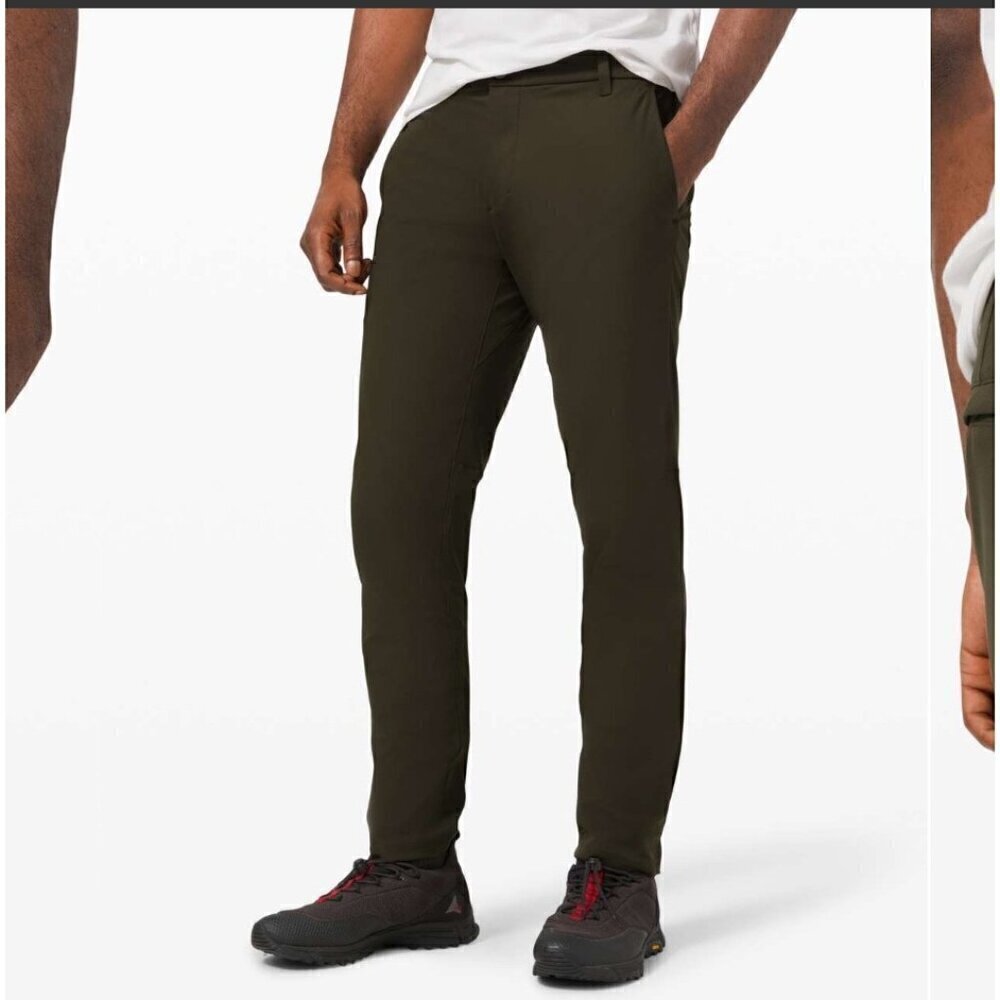 Lululemon classic chino pants 28” , dark olive, Size 32 G82